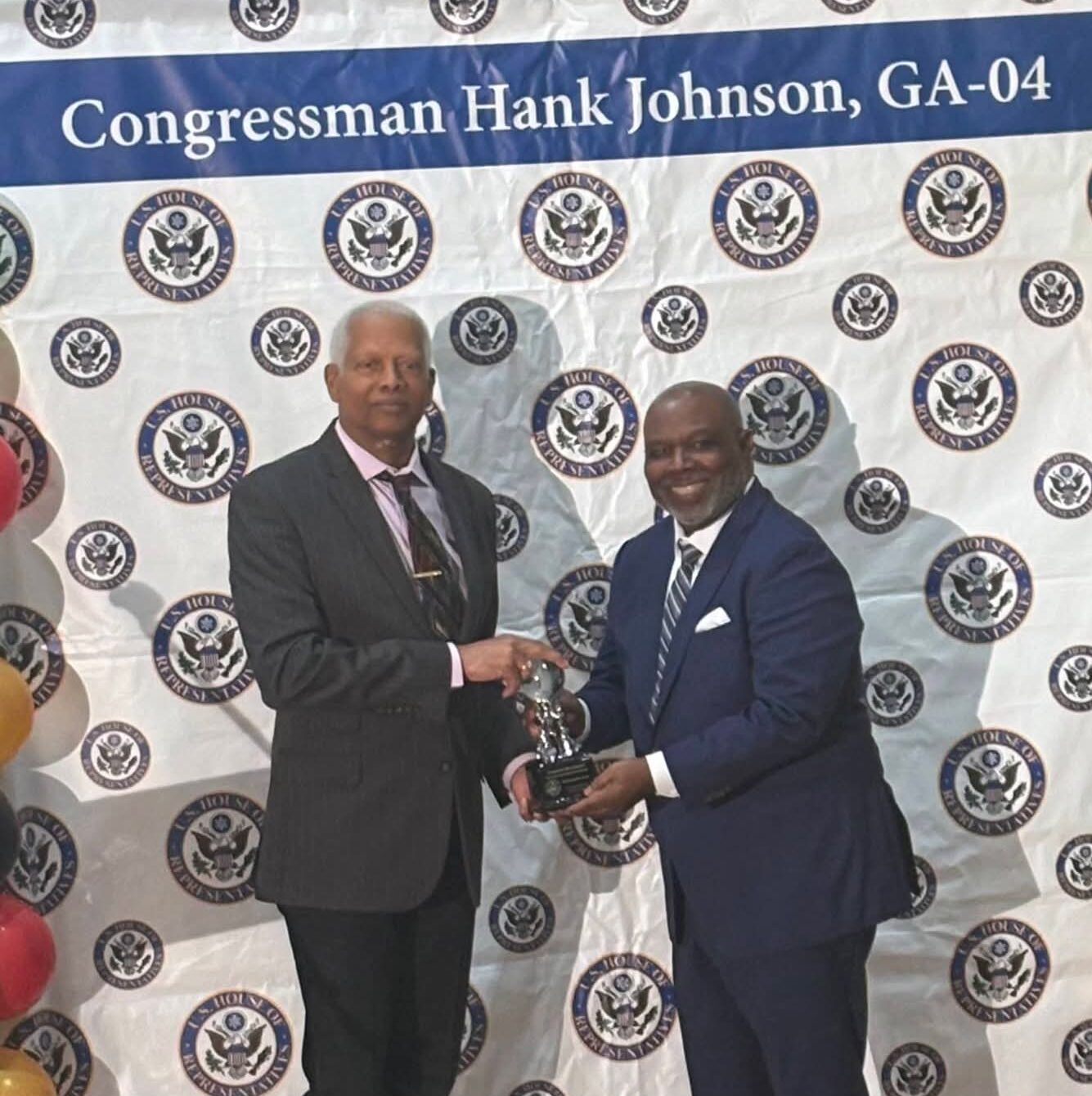 Dekalb Realtors/Perimeter East Association of Realtors members honored by Congressman Hank Johnson. 